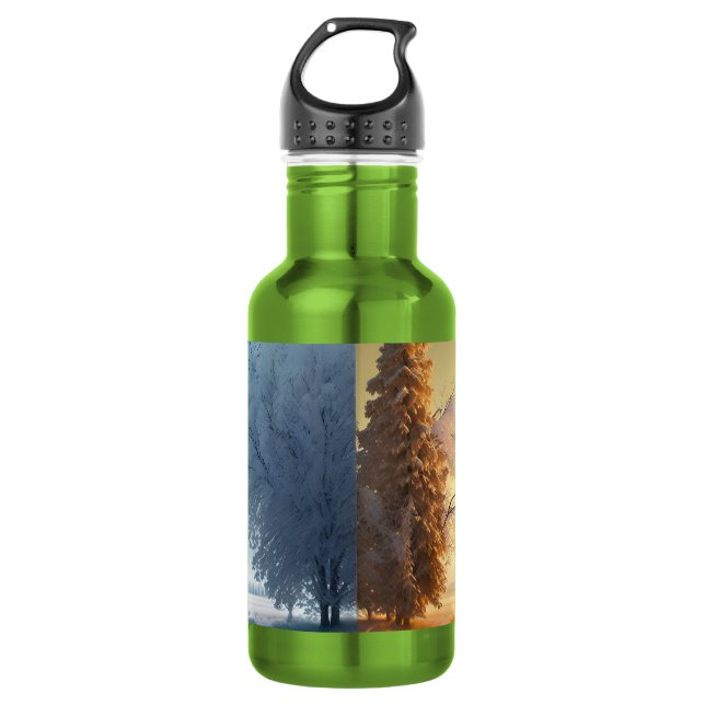 One day in winter 532 ml water bottle (Front)