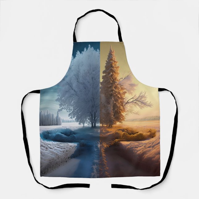 One day in winter apron (Front)
