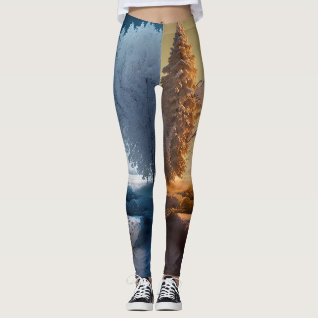 One day in winter leggings (Front)