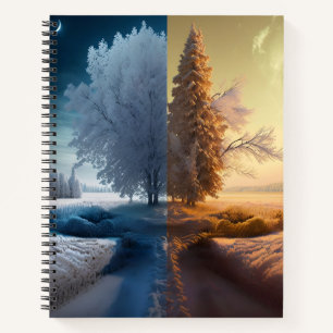 One day in winter notebook