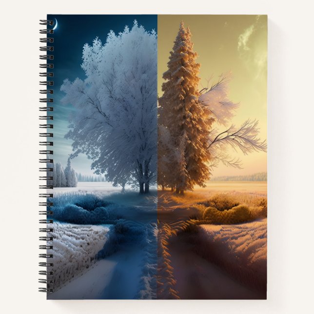 One day in winter notebook (Front)