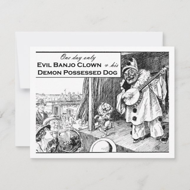 One Day Only: Evil Banjo Clown (Front)