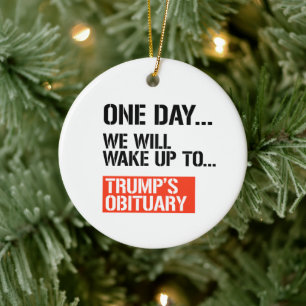 One Day we will wake up Ceramic Tree Decoration