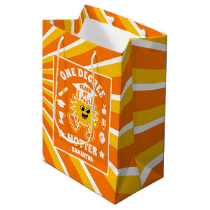 One Degree Hotter Retro Graduation Party Medium Gift Bag