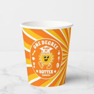 One Degree Hotter Retro Graduation Party  Paper Cups