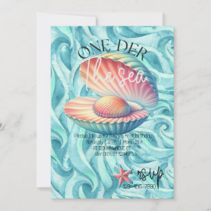 One-der the Sea First Birthday Invitation