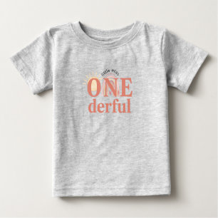 ONE-derful 1st Birthday Fine Jersey Baby T-Shirt