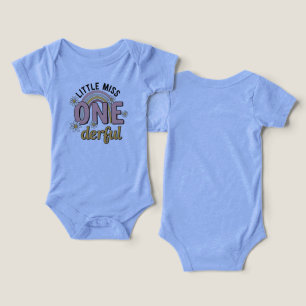 ONE-DERFUL 1st Birthday Tri-Blend Bodysuit