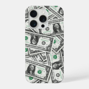 One Dollar Bill Pattern iPhone 15 Pro Case