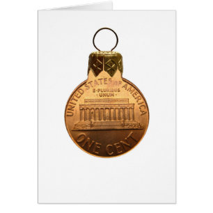 One dollar cent bauble