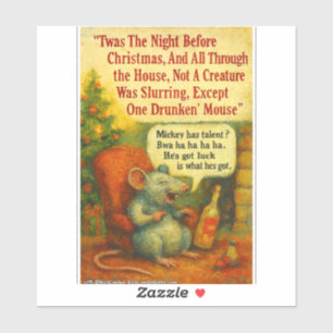 One Drunken' Mouse – Christmas Card Chaos