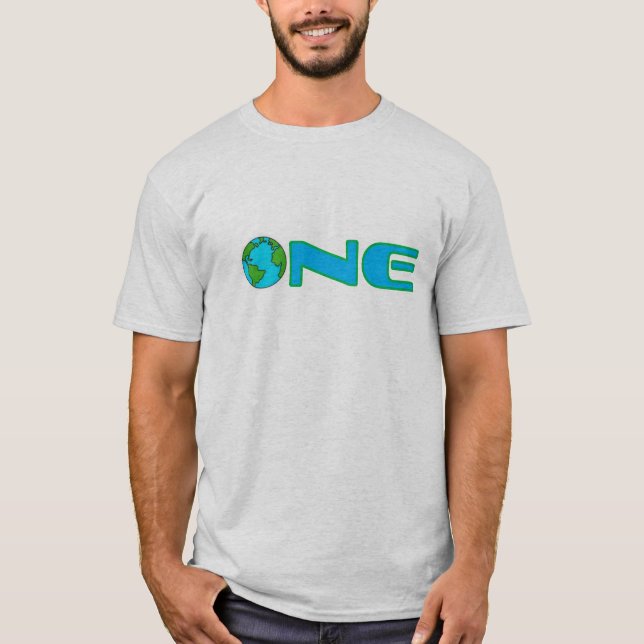 ONE Earth Men's T-Shirt (Front)