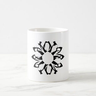 One Element Floral Pattern Mug
