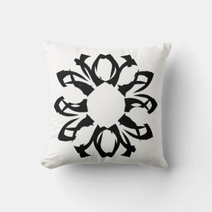One Element Floral Pattern Throw Pillow