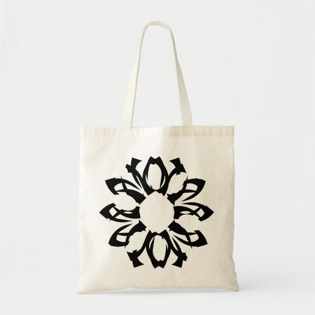 One Element Floral Pattern  Tote Bag (Front)