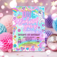 One Enchanted Year Fairytale Princess 1st Birthday