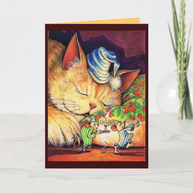 One Eye Open Holiday Card (Front)