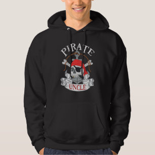 One Eye Skull Bones Happy Day Pirate Uncle Aunt Ni Hoodie