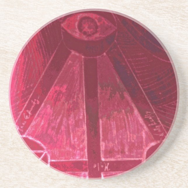 one eye watching you coaster (Front)