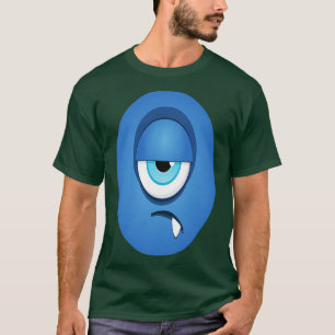 One Eyed Blue Monster Cute Monsters T-Shirt