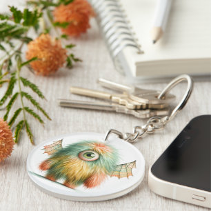 One-Eyed Monster Keychain