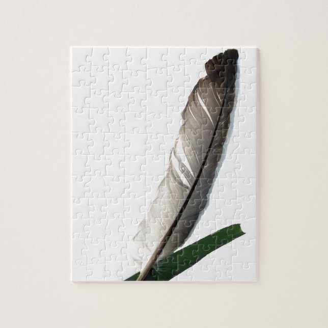 One Feather Jigsaw Puzzle (Vertical)