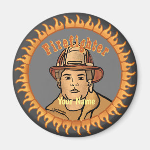 One Firefighter magnet