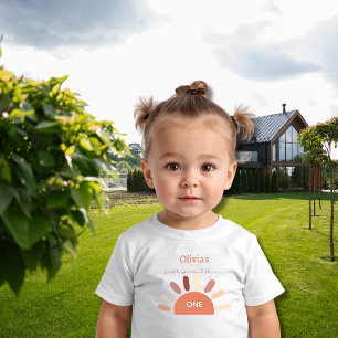 One First Birthday – First Trip Around the Sun Baby T-Shirt