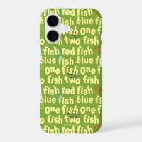 One Fish Two Fish Typography Pattern