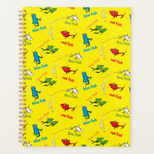 One Fish Two Fish Yellow Pattern Planner