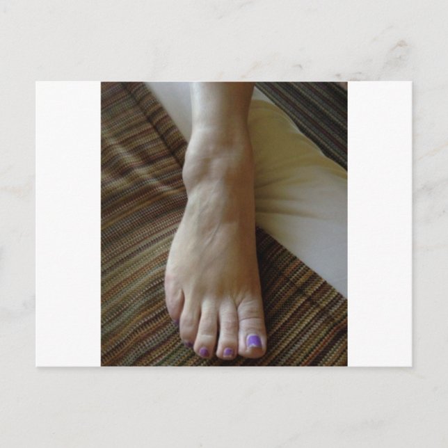 ONE FOOT TO WORSHIP POSTCARD (Front)