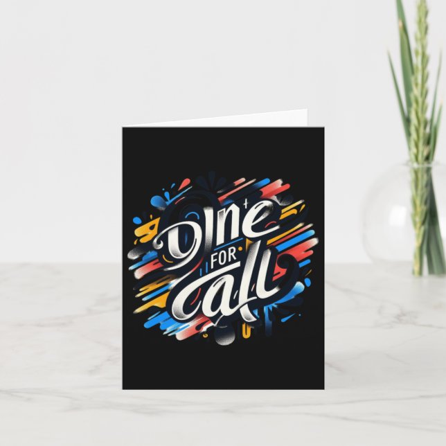 One For All A Tapestry Of Human Connection And Card (Front)