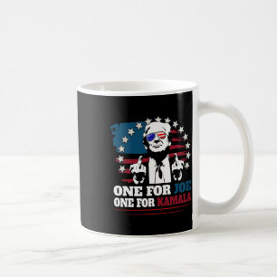 One For Joe One For Kamala Funny Trump Vote Trump Coffee Mug