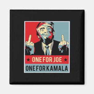 One For Joe One For Kamala Magnet