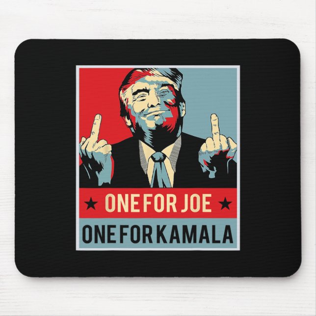 One For Joe One For Kamala  Mouse Pad (Front)