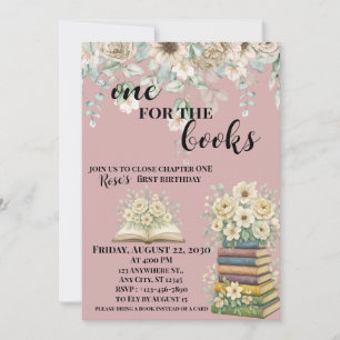 One for the Books Invitation