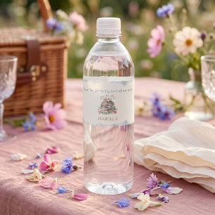 One For The Books Storybook First Birthday Water Bottle Label