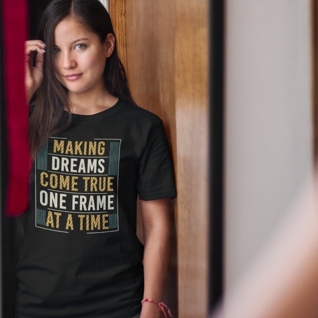 One Frame at a Time - Film Editor  T-Shirt (Creator Uploaded)