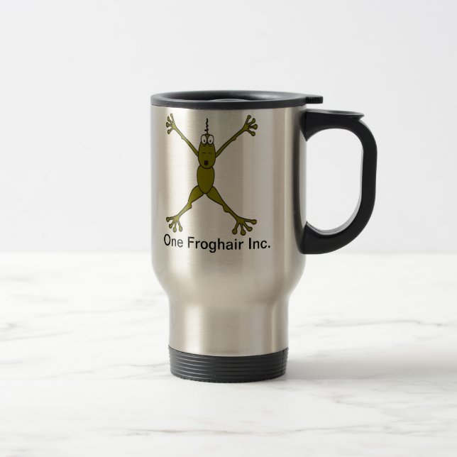 One Froghair Travel Mug-Frog Mug (Right)