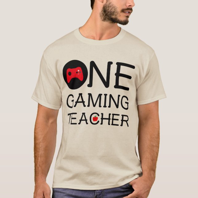 One Gaming Teacher T-Shirt (Front)
