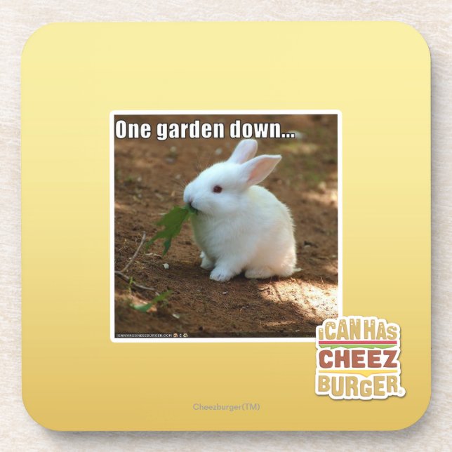 One Garden Down� Coaster (Front)