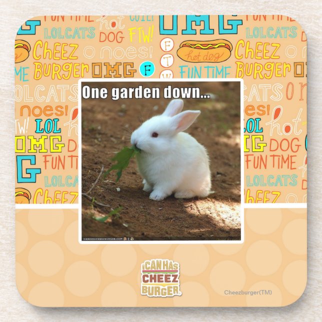 One Garden Down� Coaster (Front)