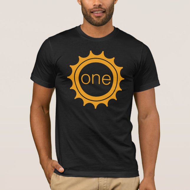One gear bicycle T shirt (Front)