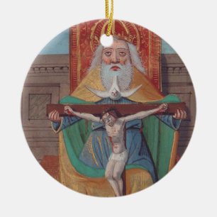 One God Holy Trinity in Glory Ceramic Tree Decoration