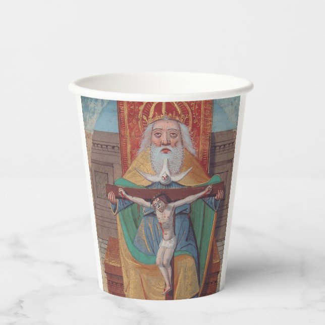 One God Holy Trinity in Glory Paper Cups (Front)