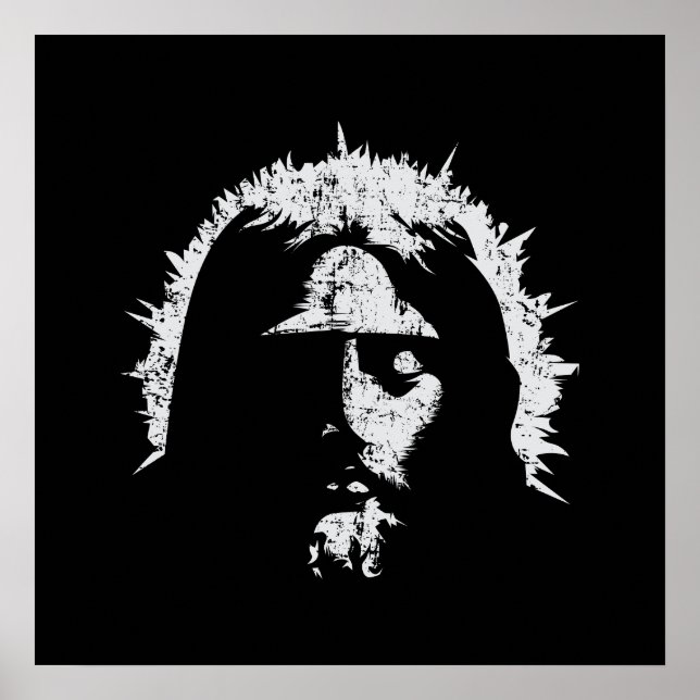 One God | Jesus' Face Poster (Front)