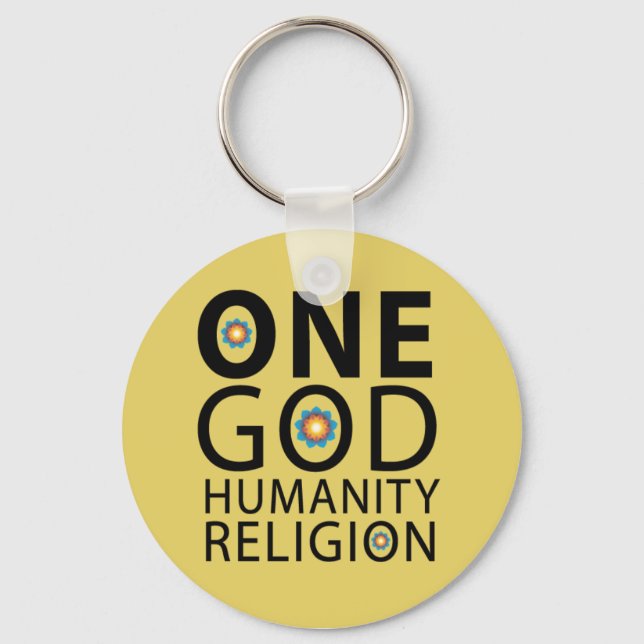 One God Key Ring (Front)