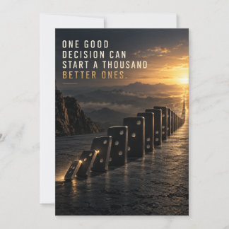 One Good Decision Card