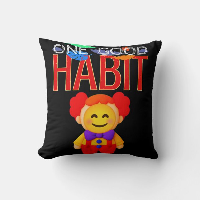 One Good Habit Cushion (Front)