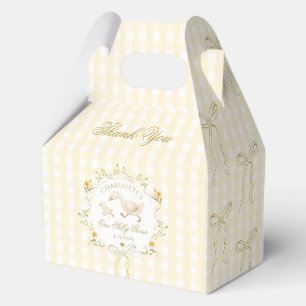 One Goose Gender neutral Wildflower 1st Birthday Favour Box